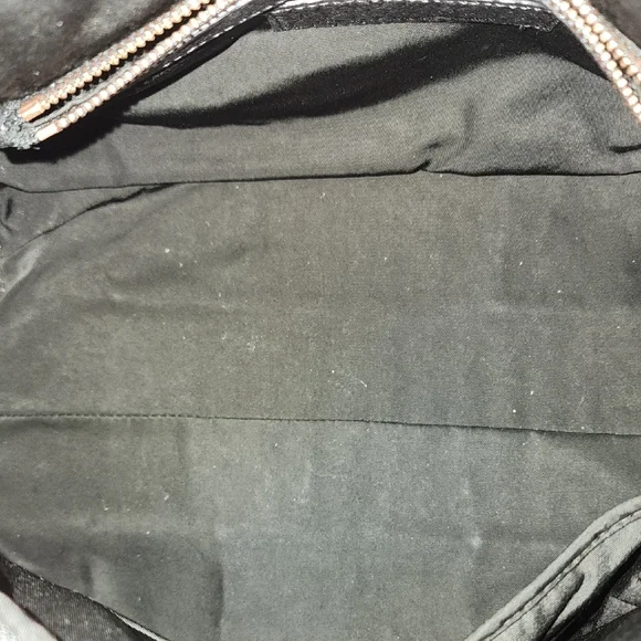 Alexander Wang Textured Black Shoulder Bag with Rose Gold Accents